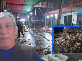 Comerciantes marcharán para hacerle recordar a “Luchito” Ueno el incendio y el acuchillamiento ocurridos en la feria navideña del año pasado (VÍDEO)