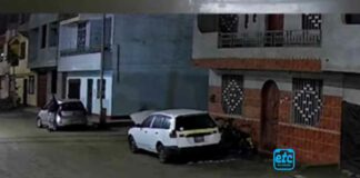 Cámaras de seguridad captan a tres delincuentes robando una batería en Paramonga (VÍDEO)