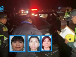Tres hermanas mueren en choque frontal en la Panamericana Norte, kilómetro 207 en Pativilca