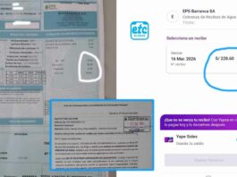 Usuarios denuncian incrementos progresivos en recibos de agua de EPS Barranca pese a tener medidor instalado