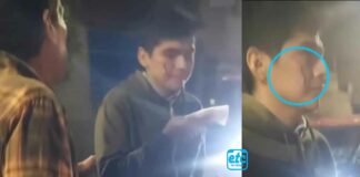 Policía se ve involucrado en accidente de tránsito en la calle Pampa de Lara de Barranca