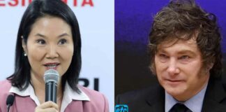 Javier Milei felicitó a Keiko Fujimori por su triunfo en la segunda vuelta electoral durante una conversación