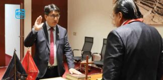 Rubel Cotrina juramenta como juez superior provisional de la Corte de Huaura